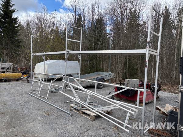 Byggställning Aluxram 6,2x0,77m