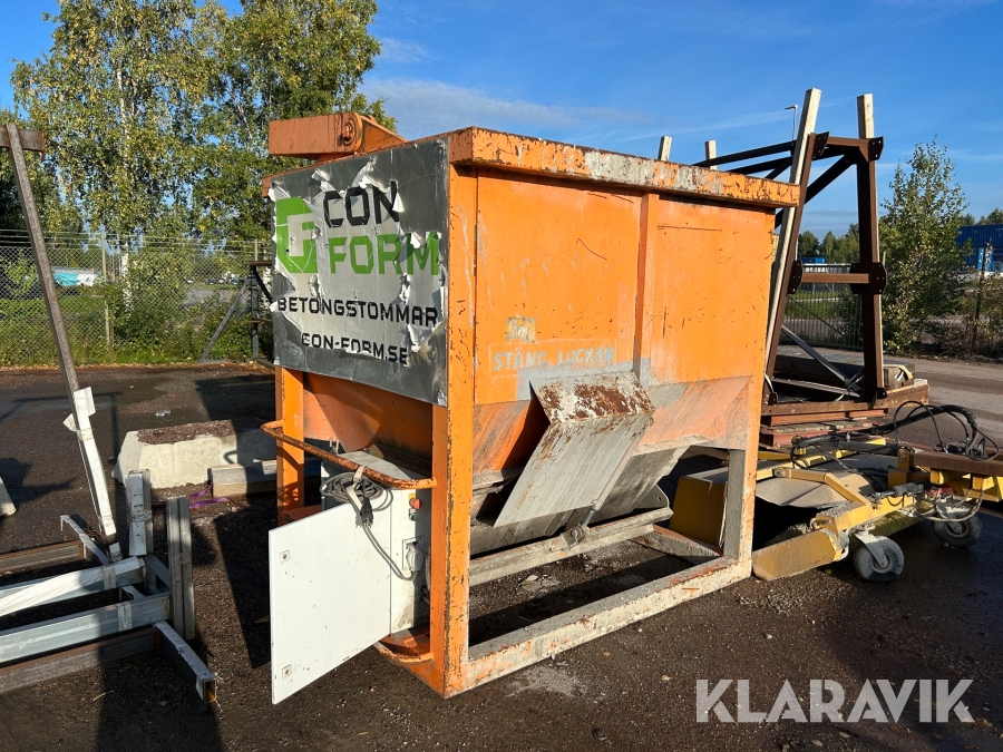 Betongficka med vibb