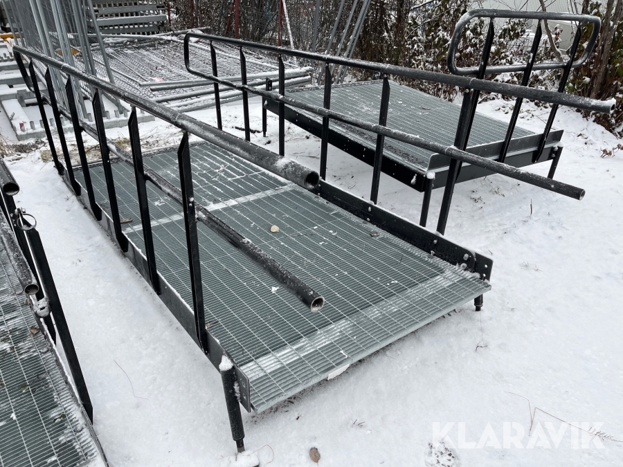Ramp med platå och trappa, Linköping, K