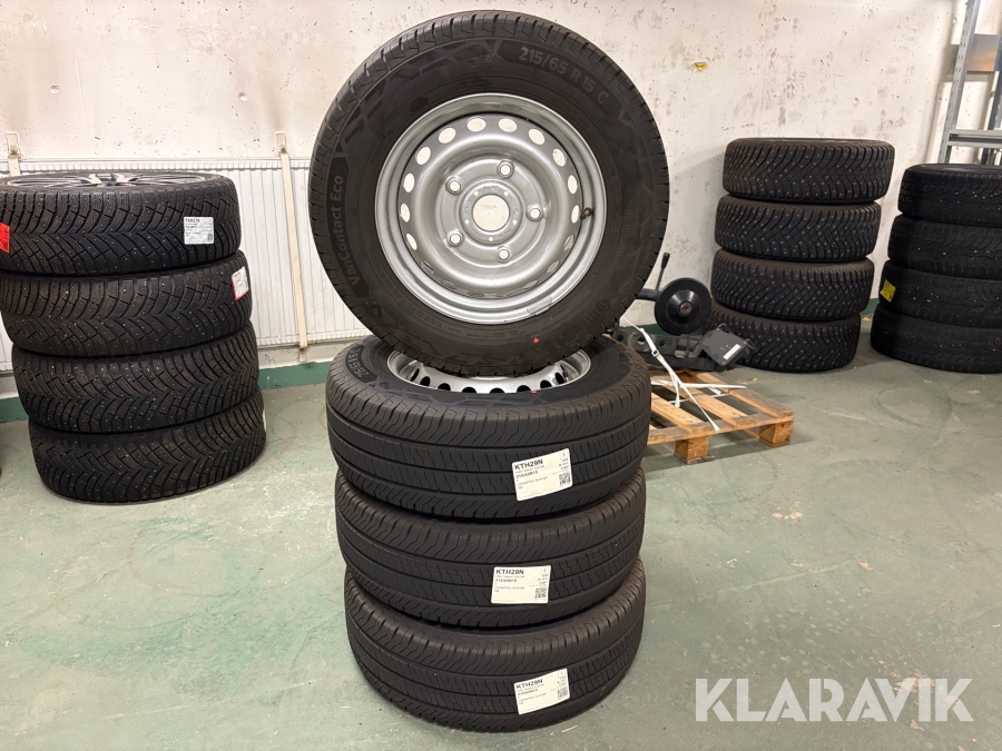 Däck med fälg Continental VanContact Eco 4st