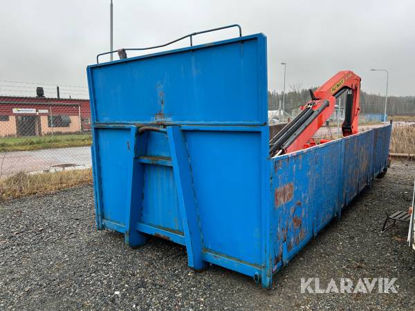 Kranflak med Palfinger PK14080 kran