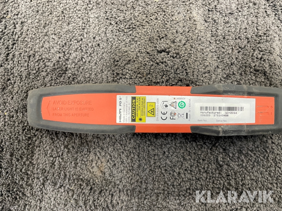 Avstandsmatare Hilti Pd5 () Avstandsmatare Hilti Pd5