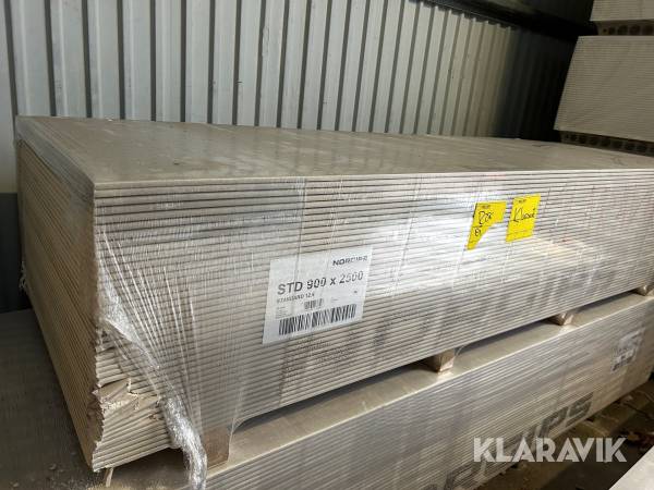 Gipsskivor Norgips Standard 12,5 40 paket
