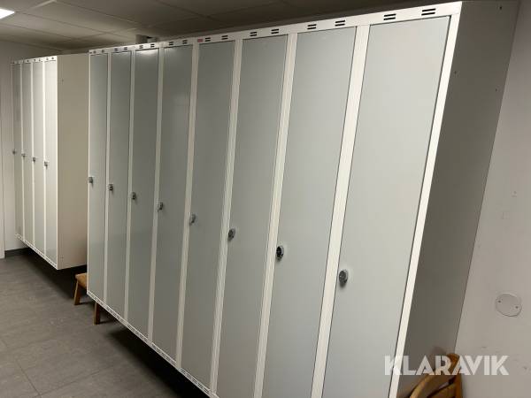 Omklädningskåp 3 st sektioner