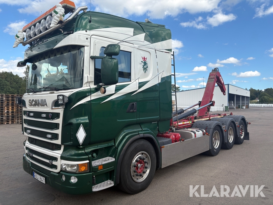 Lastväxlare Scania R730 plogutrustad