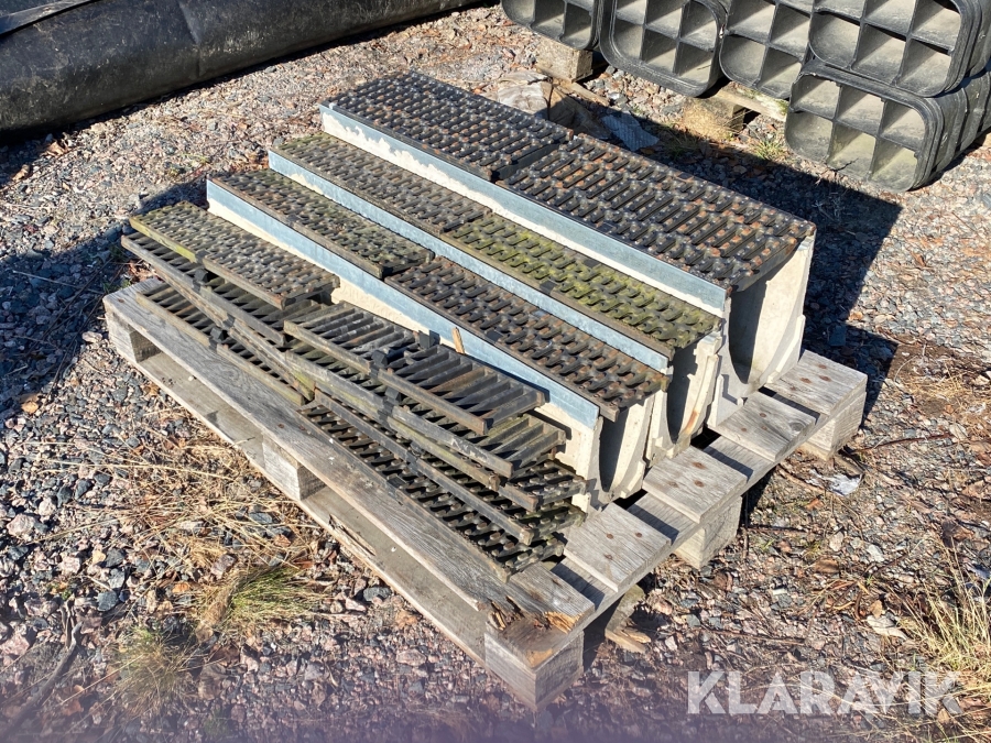 Ytvattenrännor 3 st