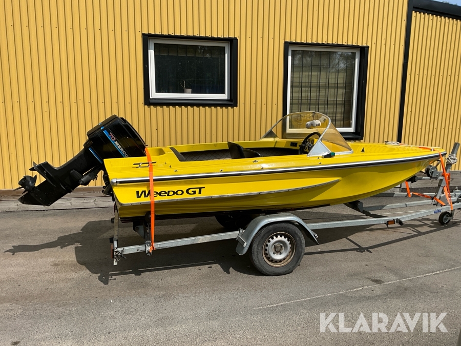 Motorbåt Weedo GT med 70hk mercury och släp