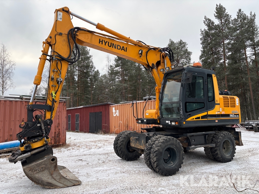 Hjulgrävare Hyundai Robex 140 W-7A