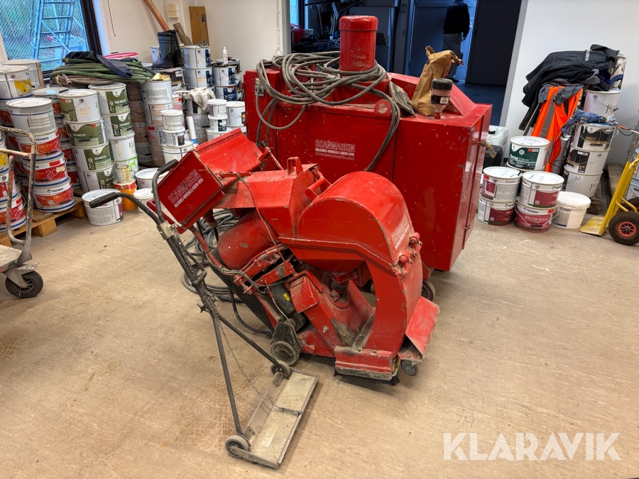 Stålkulebläster Scanmaskin