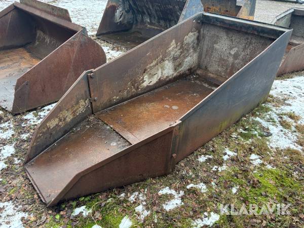 Återfyllnadsskopa med förlängning