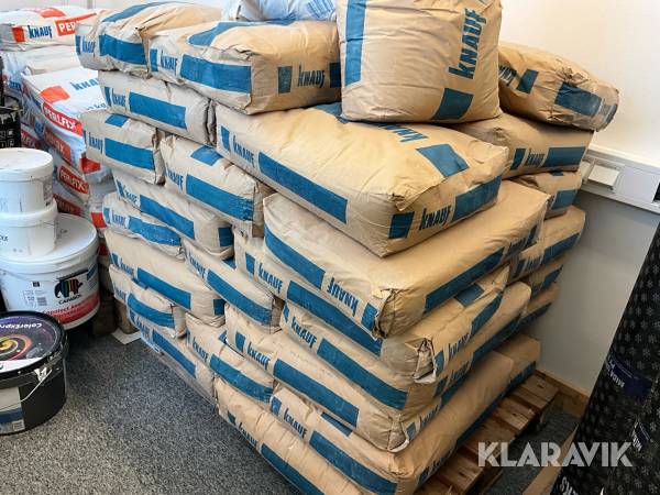 Gipsputs Knauf MP75 för maskin, ca 37 säckar