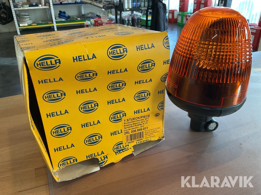 Roterande varningsljus Hella 14620 Typ A 24v H1 7 st