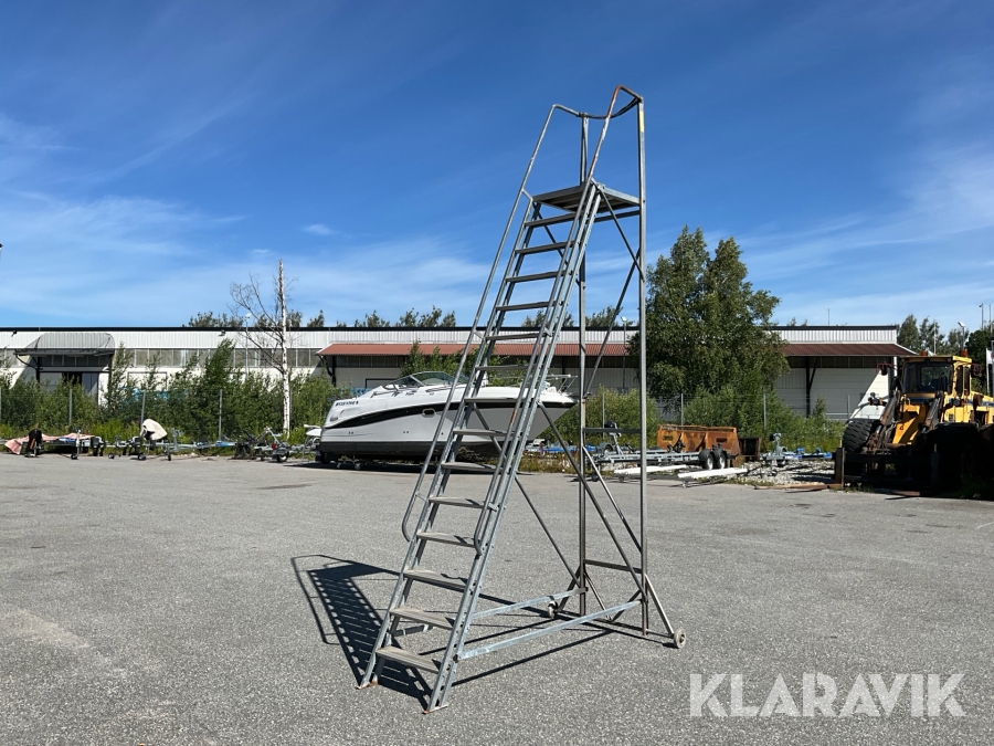 Trappa/Stege flyttbar med platå