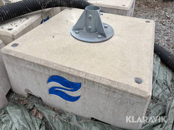 Betongfundament för ljusmast 3st