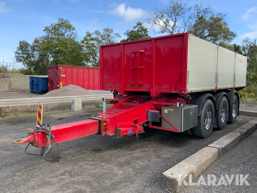 Tippsläp Härryda THB-240-S Zetterberg 17ton