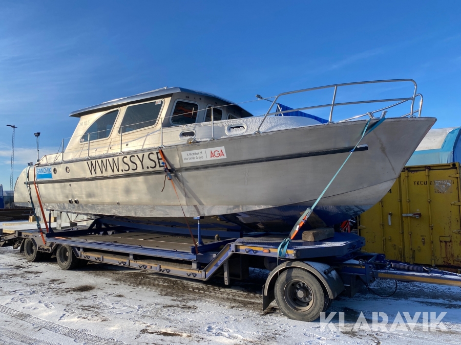 Båtskrov Steel Yachts M10,5  i rostfritt stål stainless