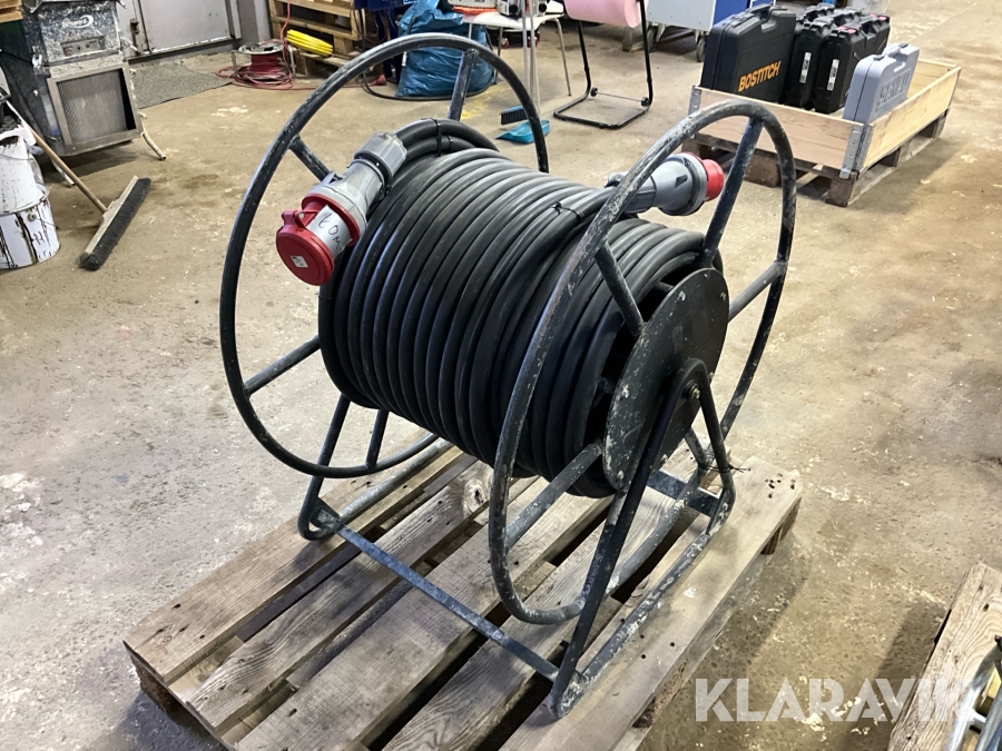 Kabelvinda 60 meter 3-fas 63A