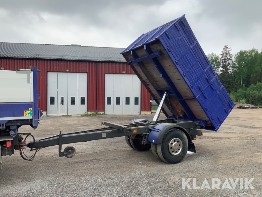 Lastbilssläp med tipp Kilafors industri AB Sk-t 36