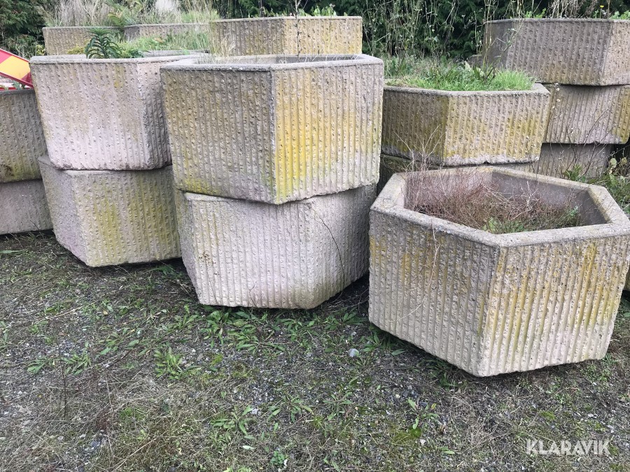 Betongkrukor 5 st 700 mm höga