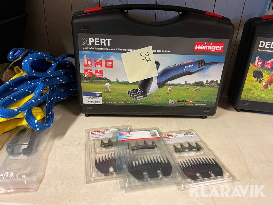 Fårsax Heiniger Xpert (NY) med tillbehör