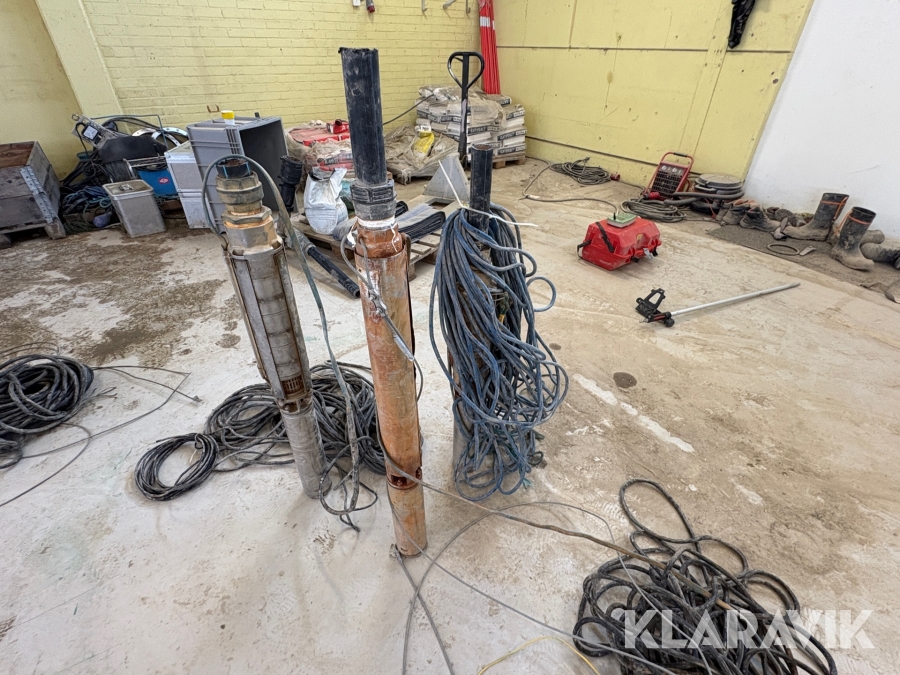 Djupbrunnspumpar Grundfos & E.M.S 3st