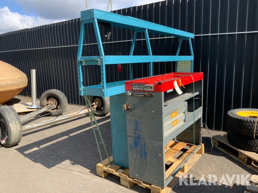 Verktygsinredning för skåpbil