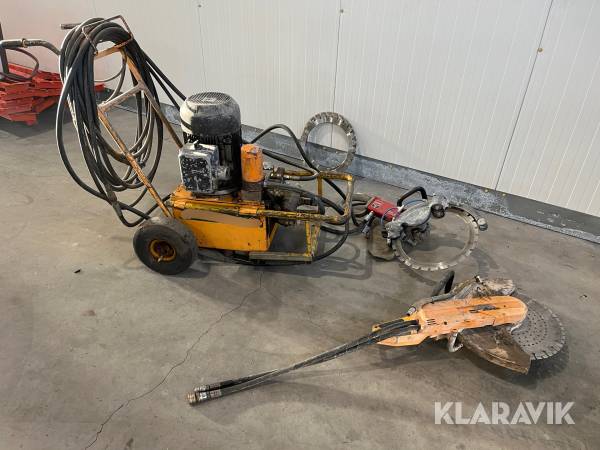 Ringsåg & betongkap med hydraulverk Partner & Hycon (Hydraulisk)