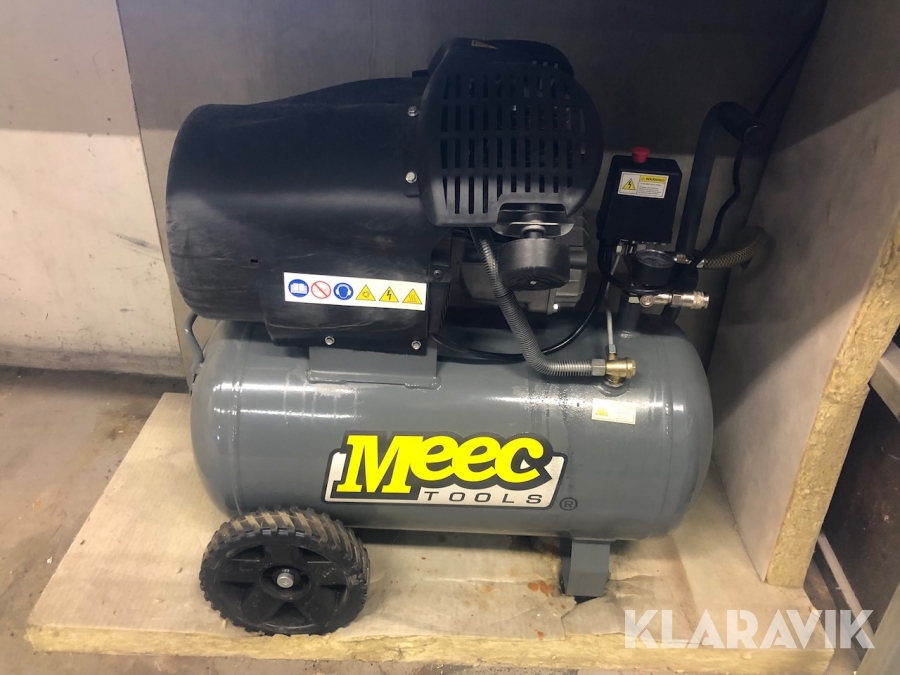 Kompressor Meec 7341 med slang/sladdvinda, lufttork