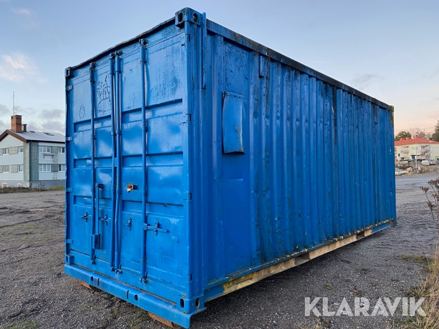 Container 20 fot, på lastväxlarram