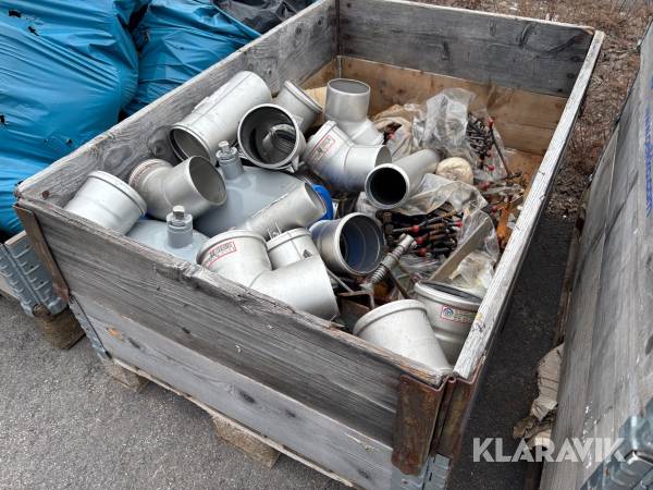 2st ventiler och aluminium Vexve tillbehör till rör