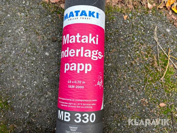 Underlagspapp Mataki MB 330 40 st