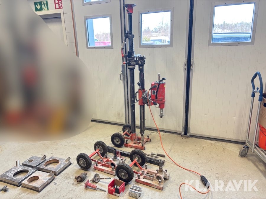 Kärnborr med stativ Weka SR 25 och tillbehör