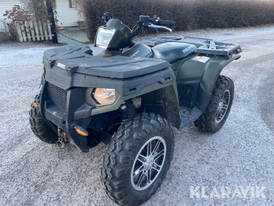 Fyrhjuling Polaris Sportsman 500 HO med Plogutrustning