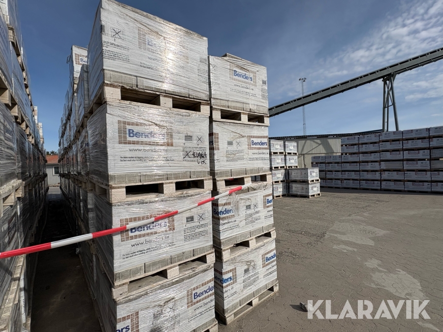 Marksten Benders Bas fasad vit-div färg 25st pallar