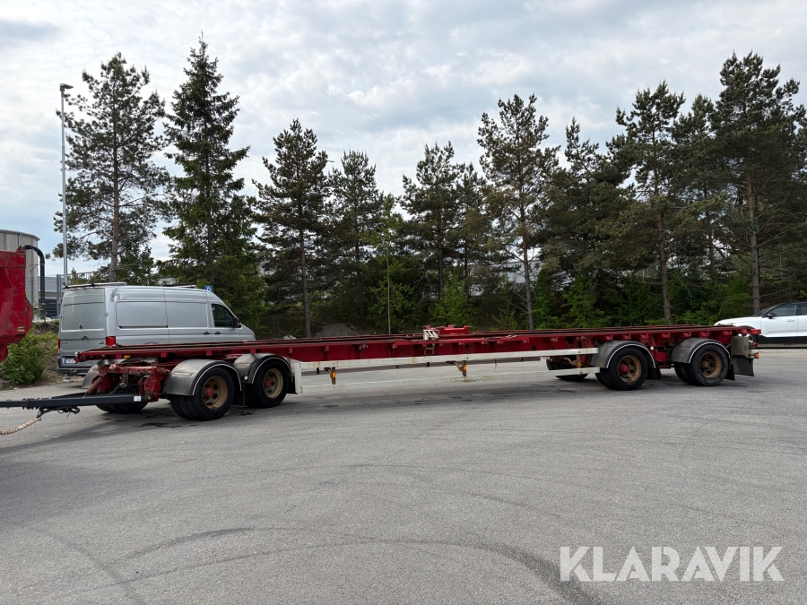 Lastväxlarsläp 4-axligt Kilafors SBLB4X-36-130