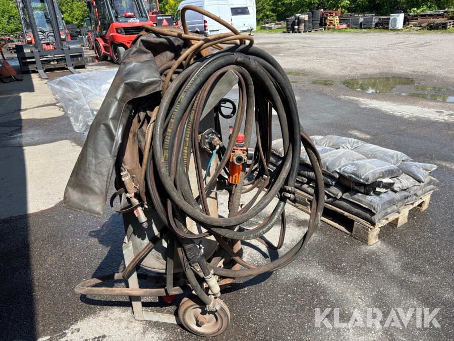 Bläster Norclean 8 bar 100 L med komplett utrustning