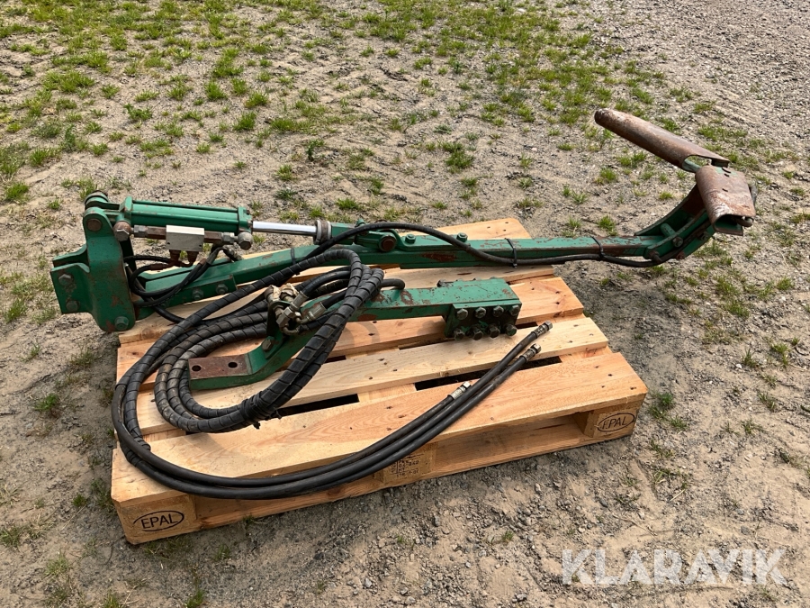 Tiltpackararm hydraulisk in och ut
