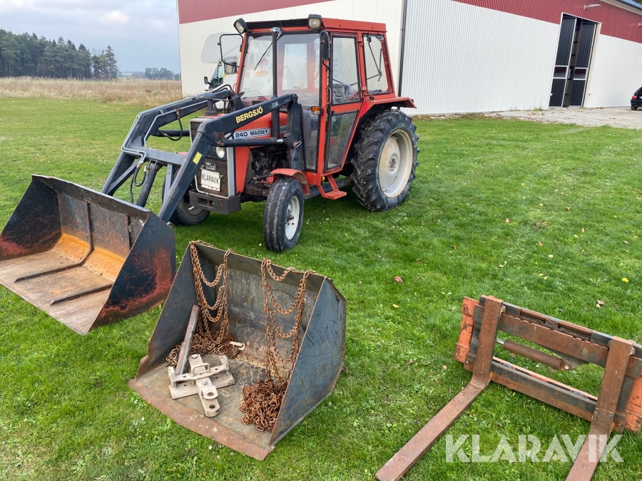 Traktor Massey Ferguson 240-2 med lastare & redskap