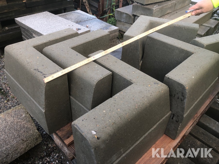 Betong kantstöd 2 olika modeller