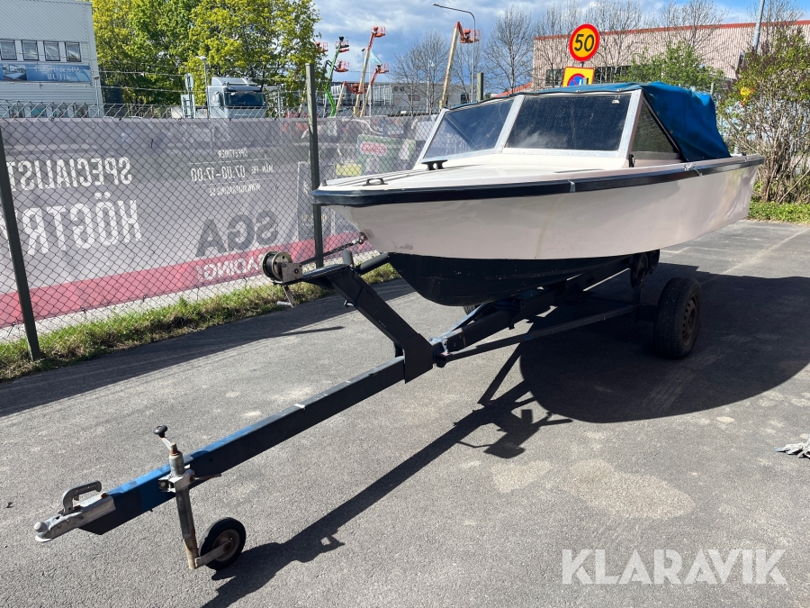 Båt Ockelbo T16-U med kärra