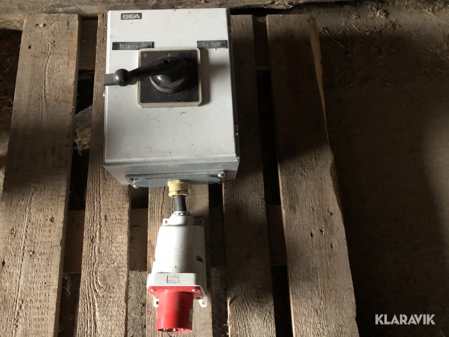 Omkopplare (Reservkraft)