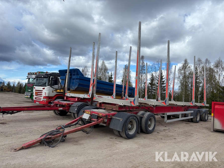 Timmersläp Kilafors 4 axlad