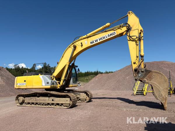 Grävmaskin New Holland E385 med skopa