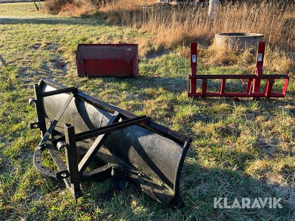 Snöplog, gödselgrep och gafflar Ålö Ålö-3 fäste