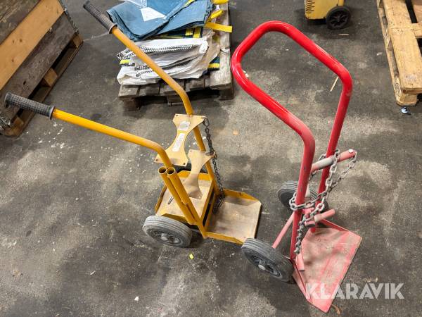 Gasflaskkärror 2 st