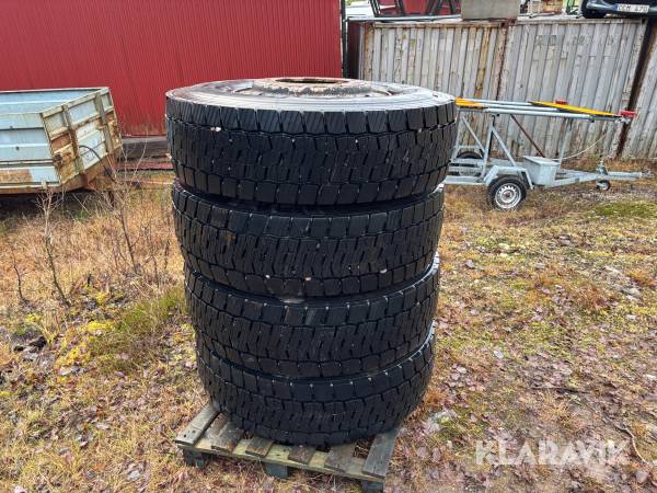 Lastbilsdäck Bridgestone 315/80R22,5 4 st