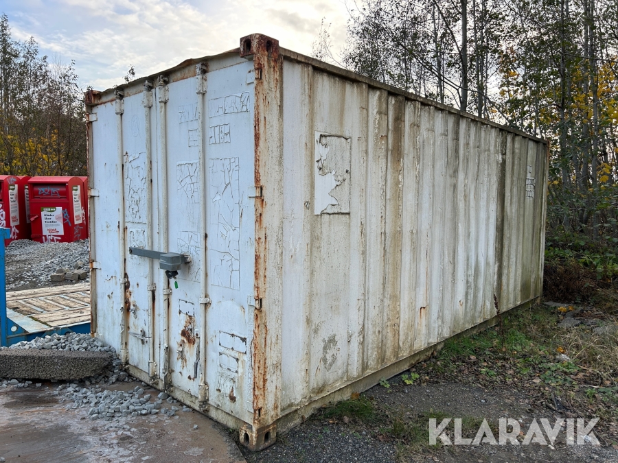 Container 20 fot med dieseltank 3000 liter