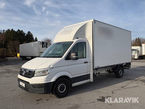 Lätt lastbil Volkswagen Crafter med bakgavellyft