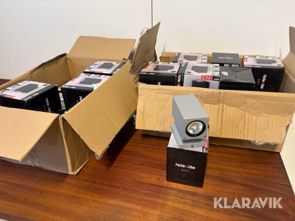 Fasadbelysning Hidealite 750 lm dimmbara, 24 st