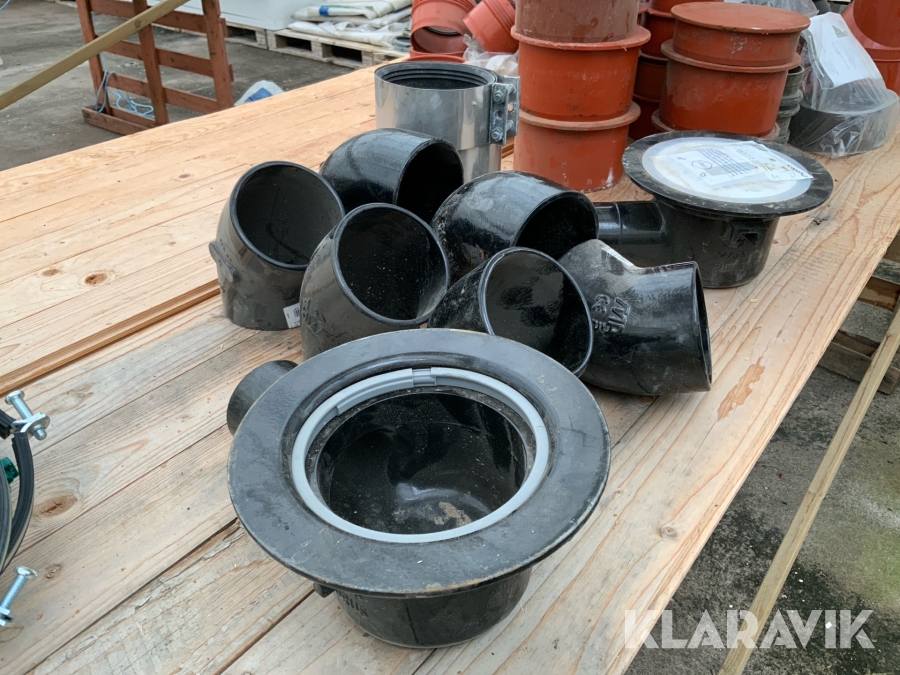 VVS avloppsdelar gjutjärn Purus/ MA System